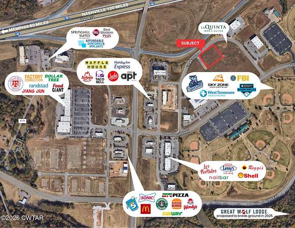 1.33 Acres of Commercial Land for Sale in Jackson, Tennessee