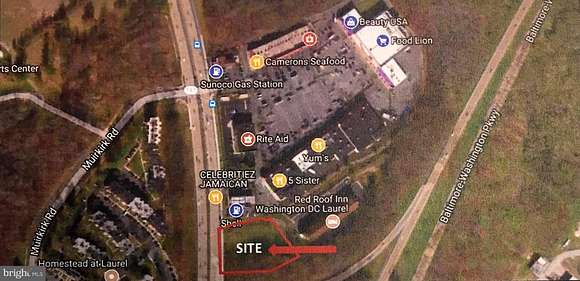 1.4 Acres of Commercial Land for Sale in Laurel, Maryland
