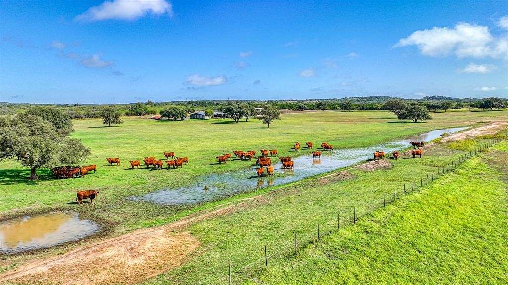 277 Acres of Agricultural Land with Home for Sale in Cross Plains, Texas