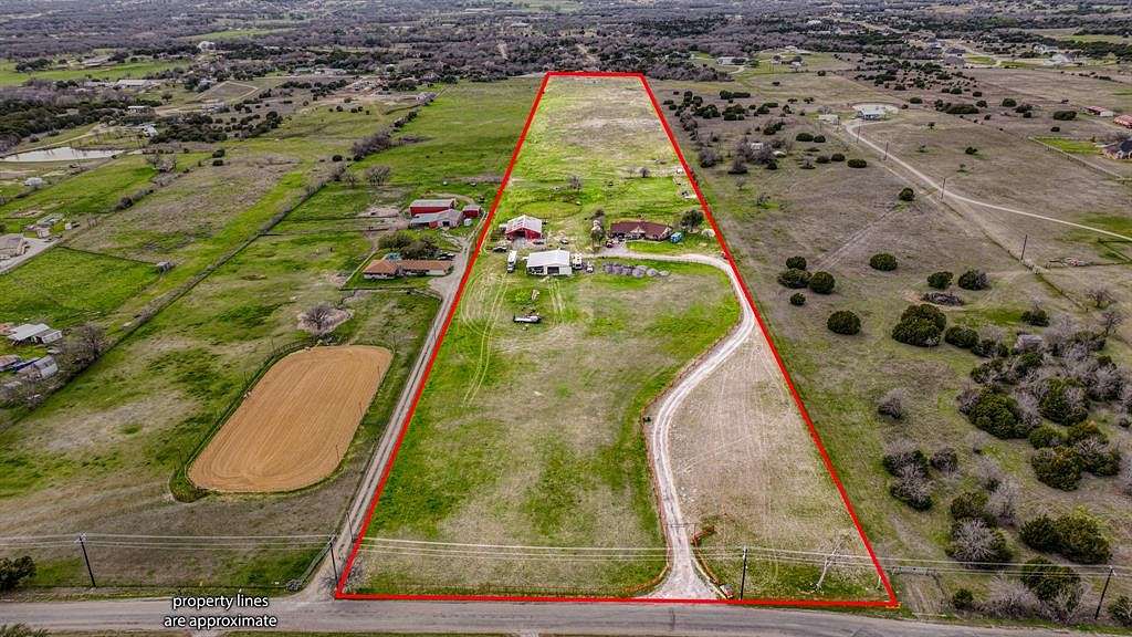 19.9 Acres of Land with Home for Sale in Weatherford, Texas