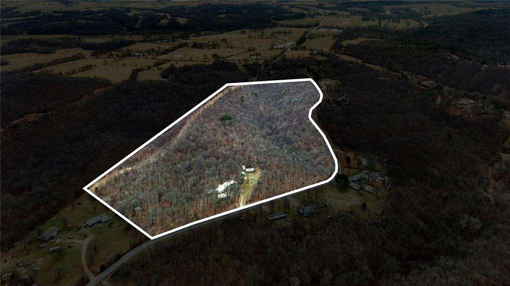 49.7 Acres of Recreational Land with Home for Sale in Siloam Springs, Arkansas