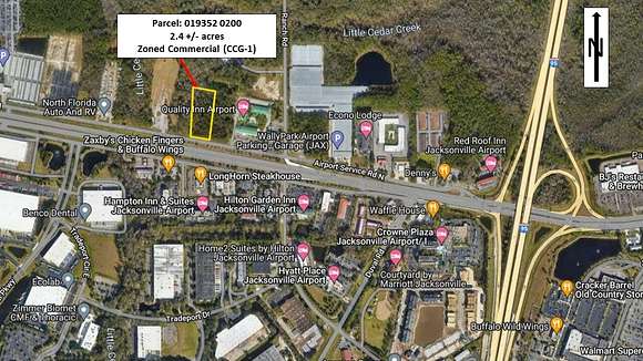 2.5 Acres of Commercial Land for Sale in Jacksonville, Florida