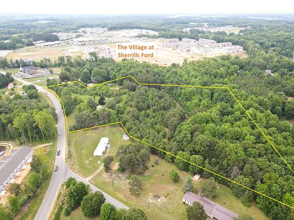 11.7 Acres of Mixed-Use Land for Sale in Sherrills Ford, North Carolina