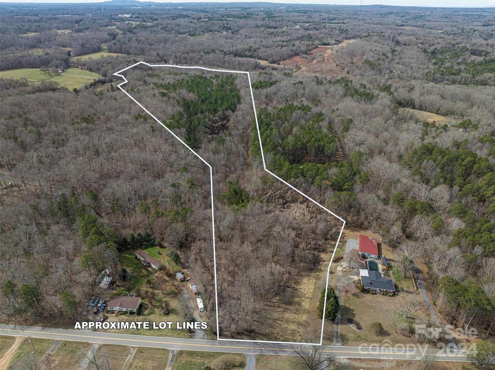 34.5 Acres of Land for Sale in Dallas, North Carolina