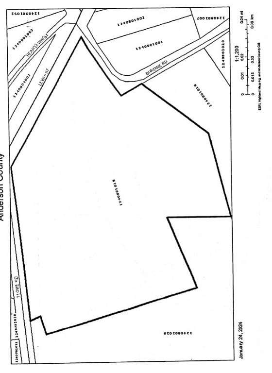 17.37 Acres of Land for Sale in Anderson, South Carolina