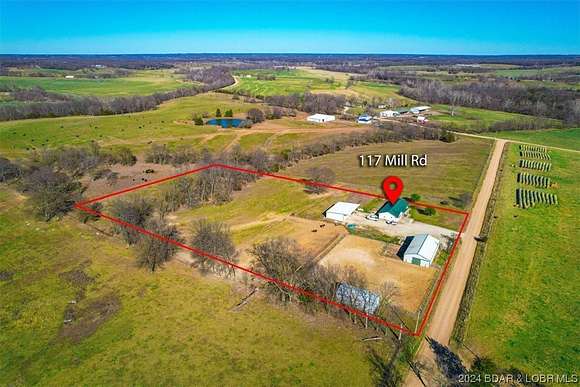 6 Acres of Land with Home for Sale in Olean, Missouri