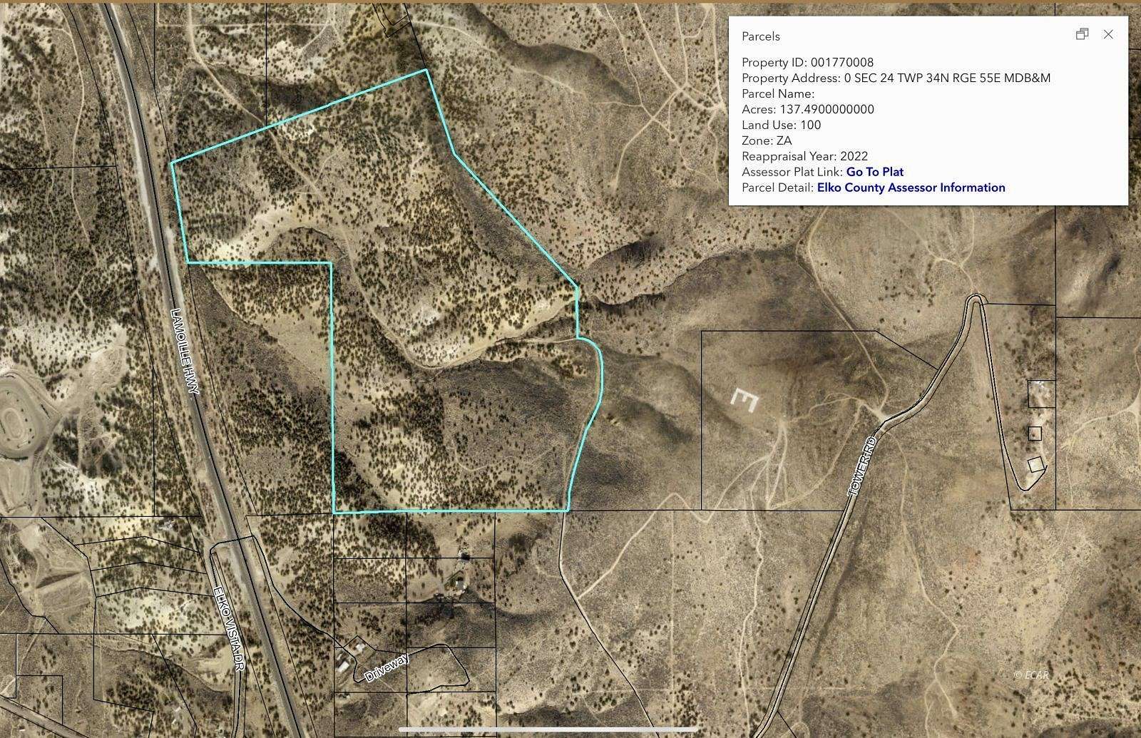 137 Acres of Land for Sale in Elko, Nevada