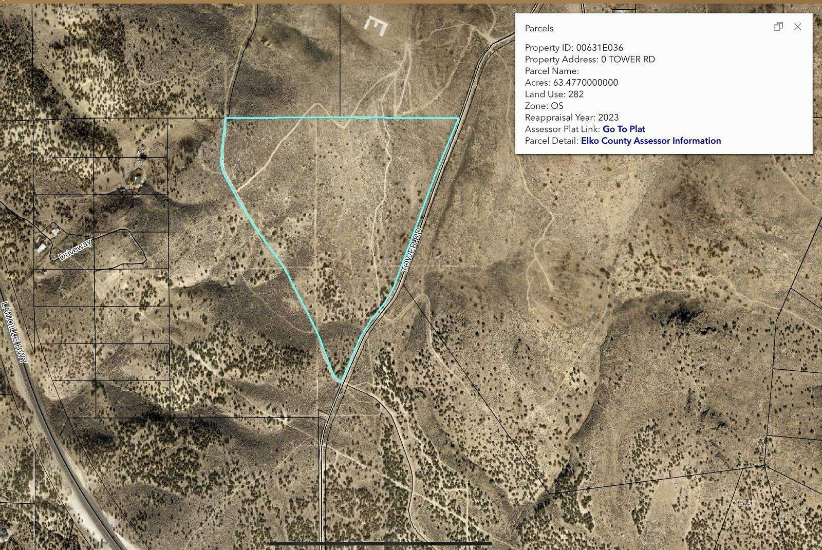 63.5 Acres of Land for Sale in Elko, Nevada