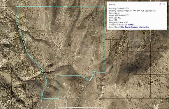 439 Acres of Land for Sale in Elko, Nevada