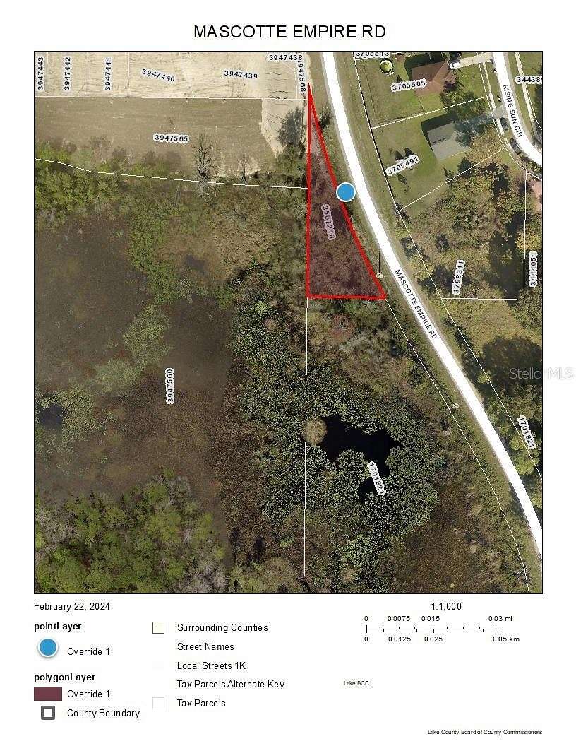 0.24 Acres of Land for Sale in Mascotte, Florida