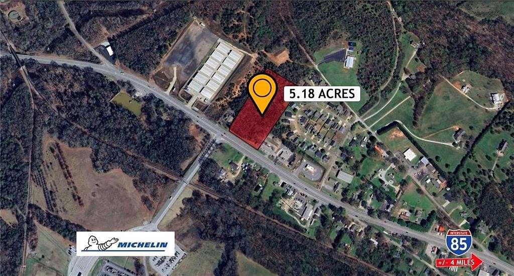 5.2 Acres of Land for Sale in Pendleton, South Carolina