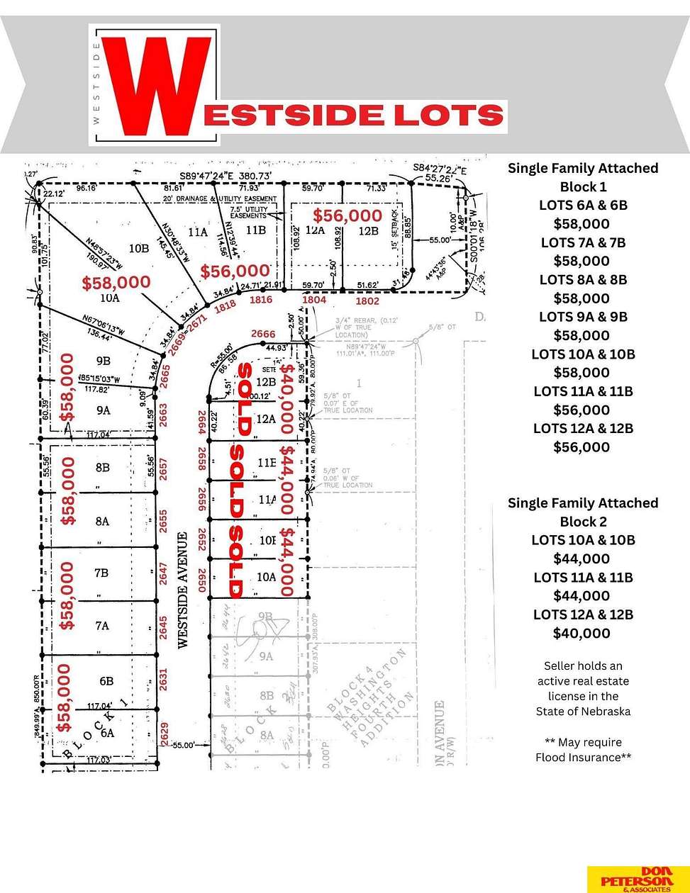 0.33 Acres of Residential Land for Sale in Fremont, Nebraska