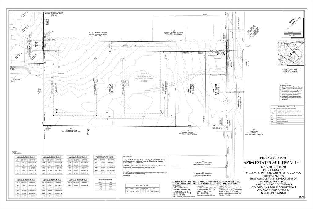 11.7 Acres of Land for Sale in Dallas, Texas