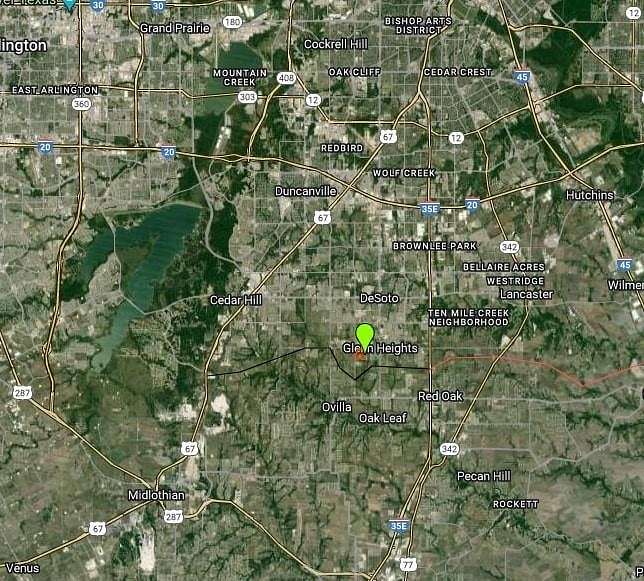 112 Acres of Land for Sale in Glenn Heights, Texas