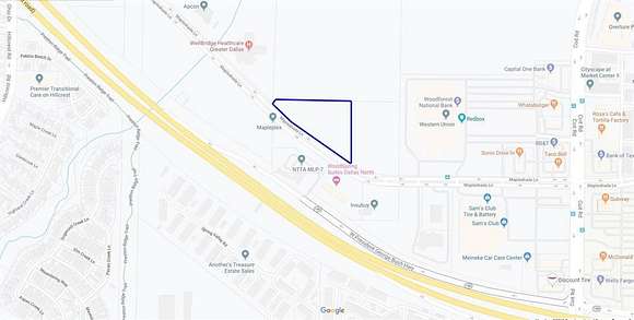 5.1 Acres of Commercial Land for Sale in Plano, Texas