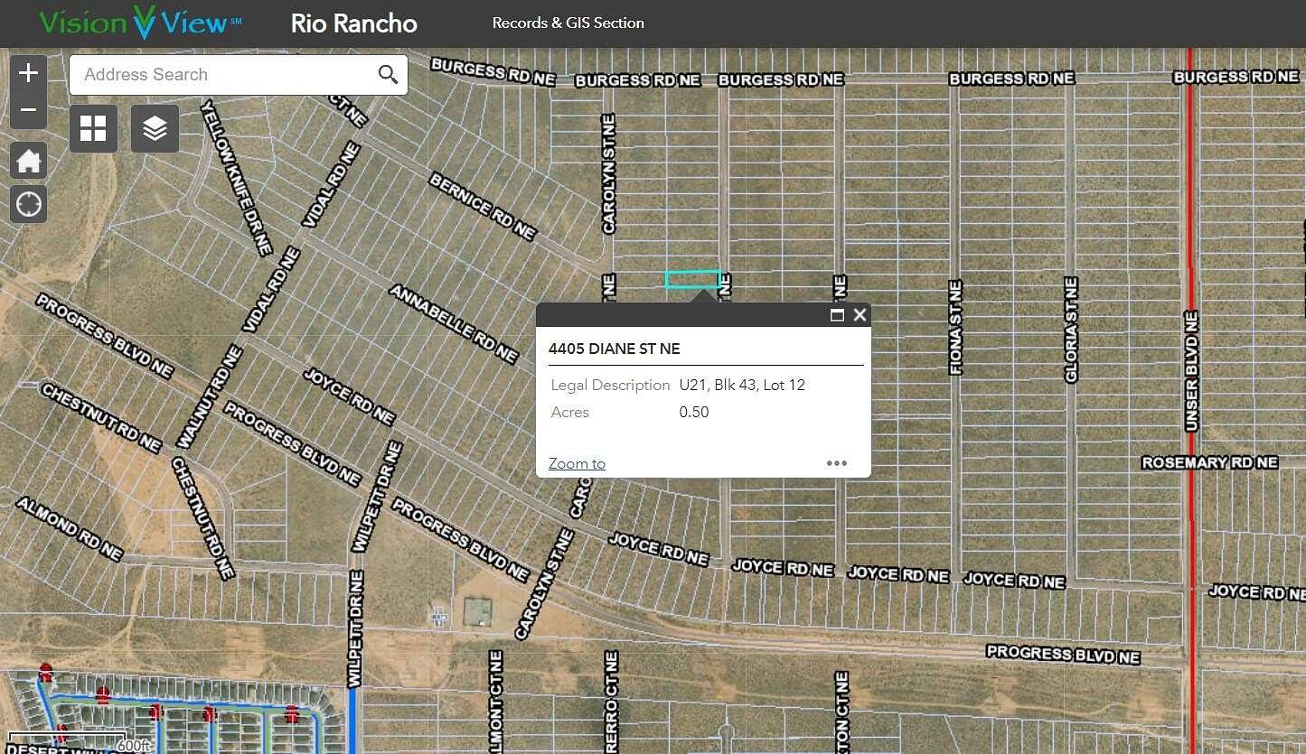 0.5 Acres of Land for Sale in Rio Rancho, New Mexico