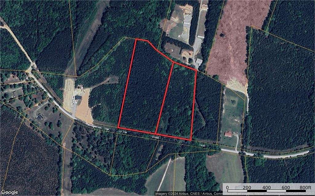 13.3 Acres of Recreational Land for Sale in Pleasant Hill, North Carolina