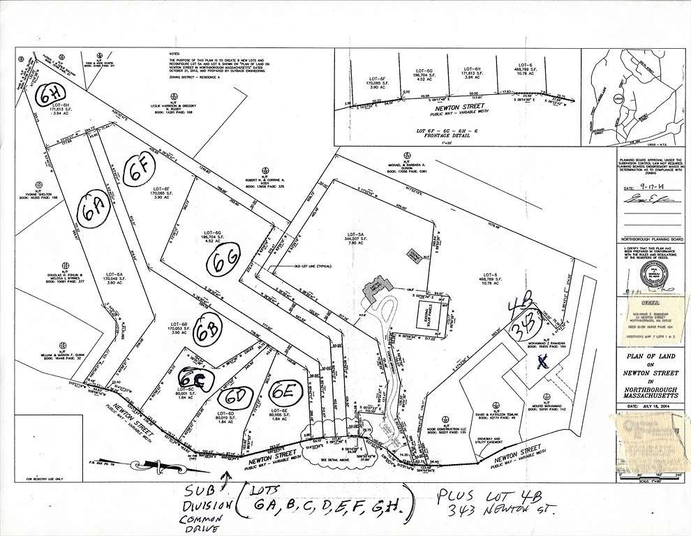 30 Acres of Land for Sale in Northborough, Massachusetts