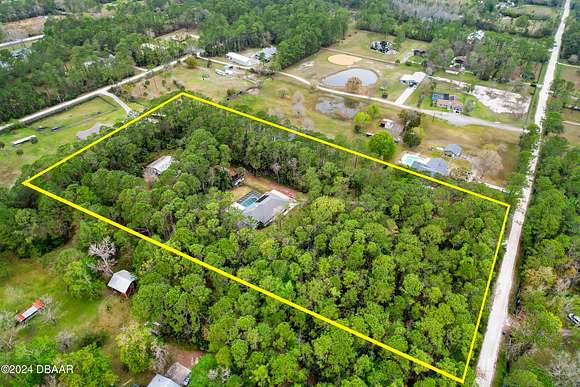 5 Acres of Land with Home for Sale in Port Orange, Florida