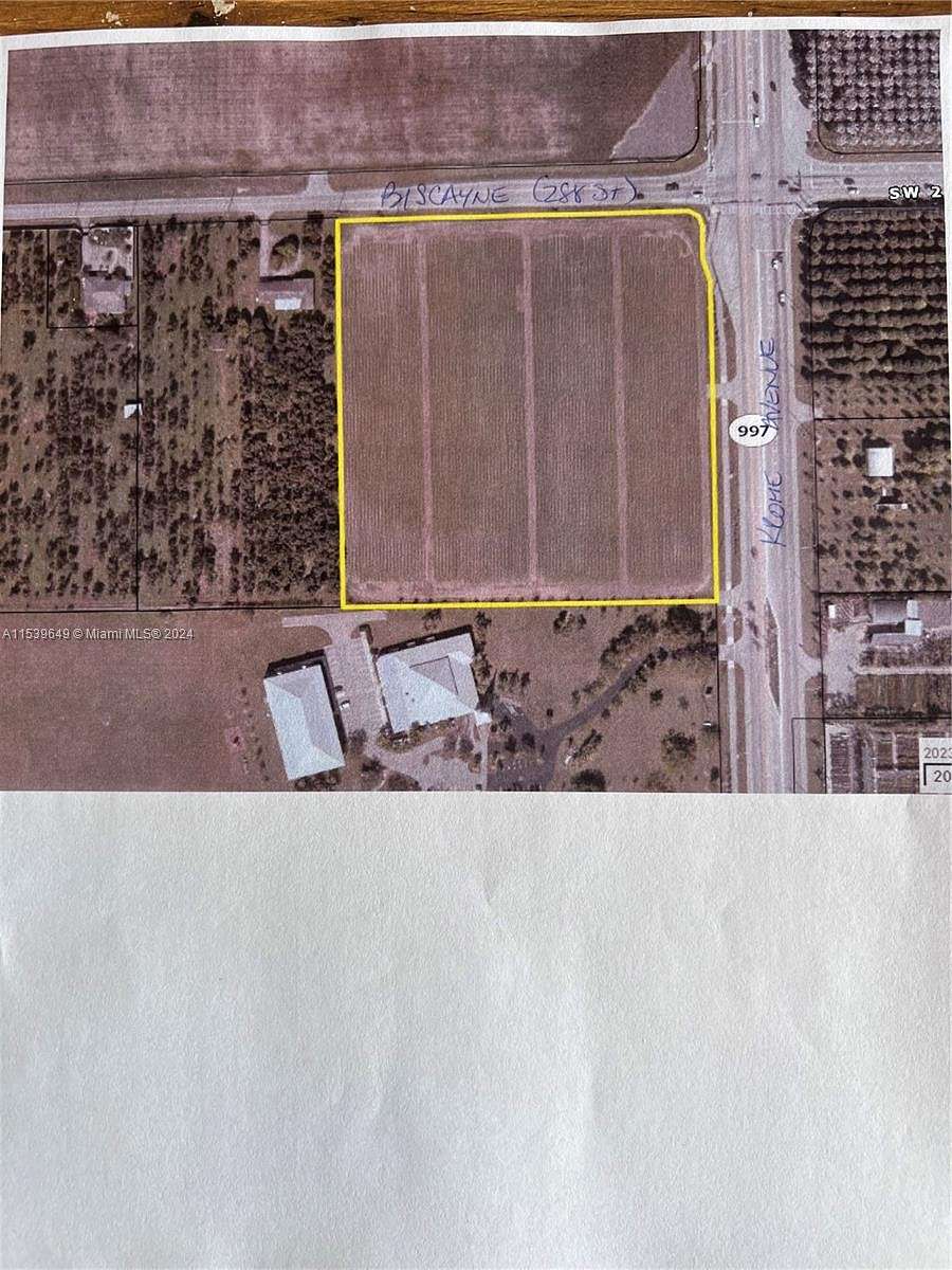 9.1 Acres of Commercial Land for Sale in Homestead, Florida