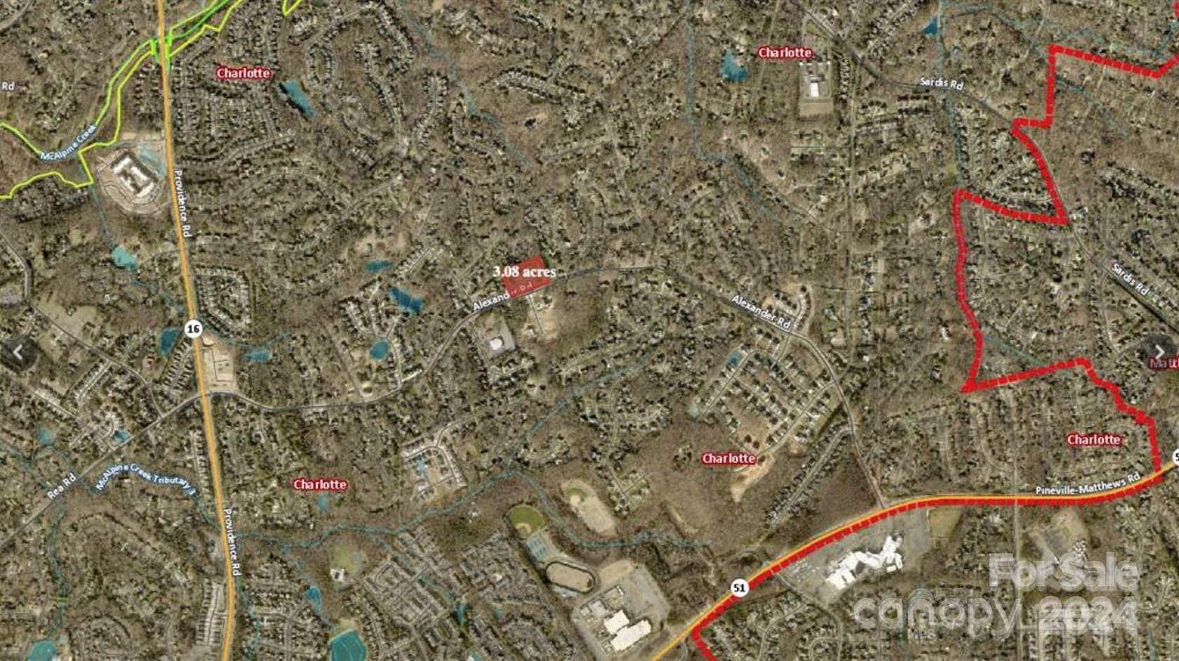 3.1 Acres of Residential Land for Sale in Charlotte, North Carolina