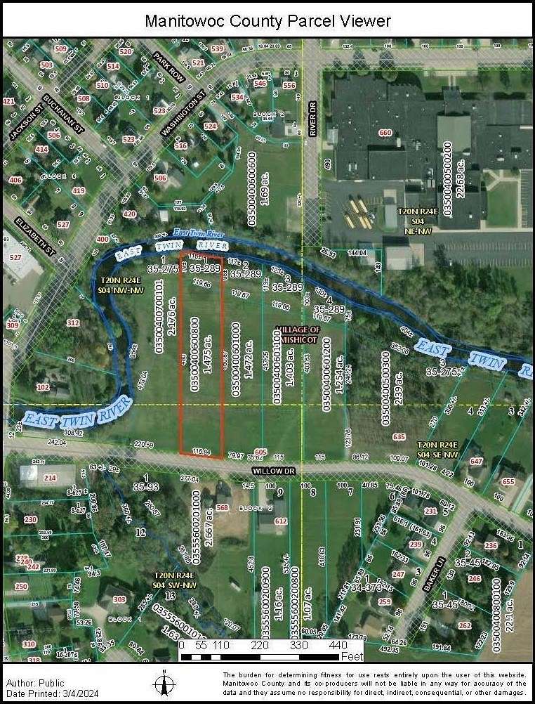 1.5 Acres of Land for Sale in Mishicot, Wisconsin