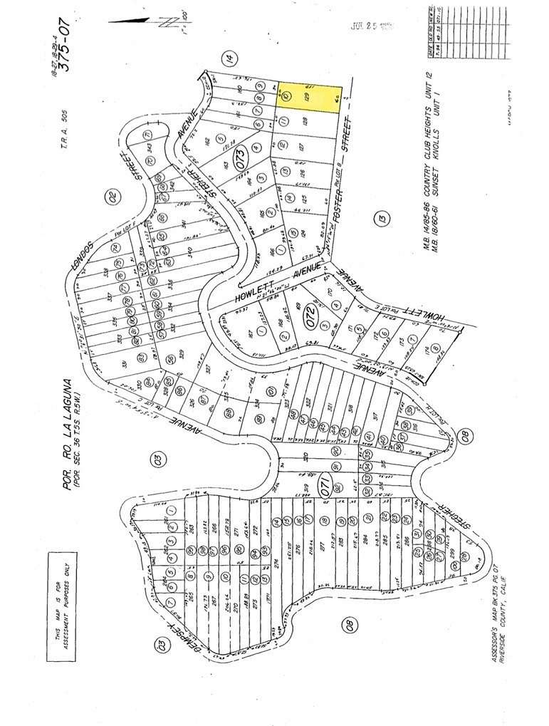 0.2 Acres of Residential Land for Sale in Lake Elsinore, California