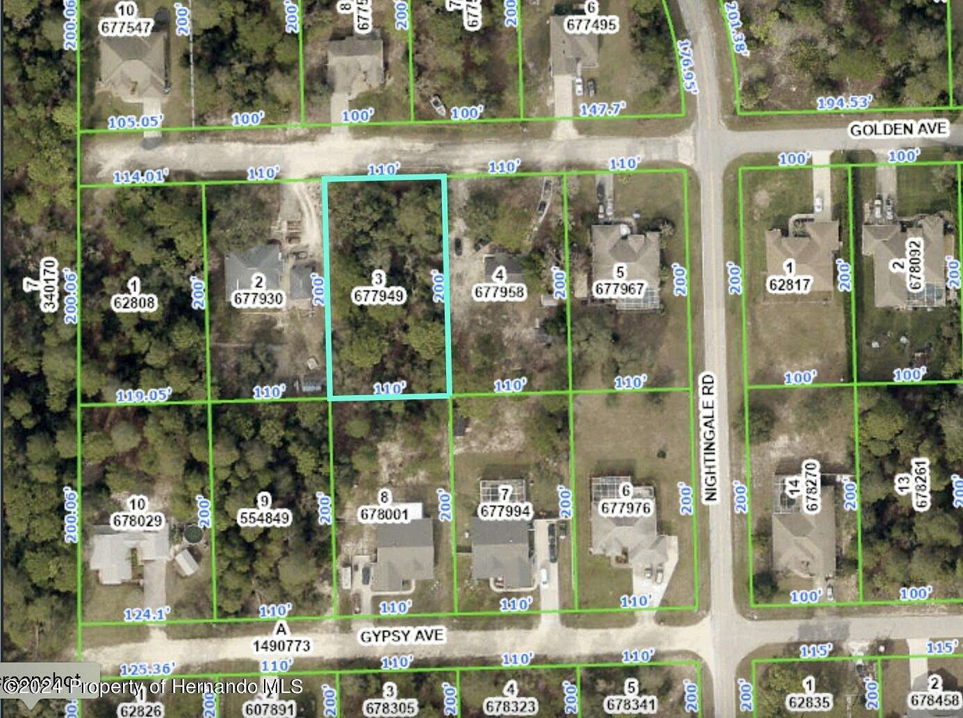 0.51 Acres of Residential Land for Sale in Brooksville, Florida