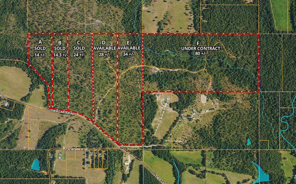 115 Acres of Recreational Land for Sale in Petal, Mississippi
