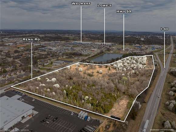 27.3 Acres of Commercial Land for Sale in Van Buren, Arkansas
