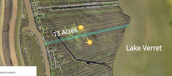 13 Acres of Land for Sale in Pierre Part, Louisiana