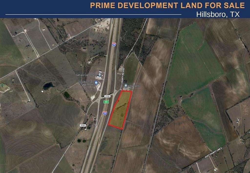 16.9 Acres of Commercial Land for Sale in Abbott, Texas