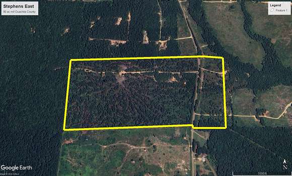 90 Acres of Recreational Land for Sale in Stephens, Arkansas