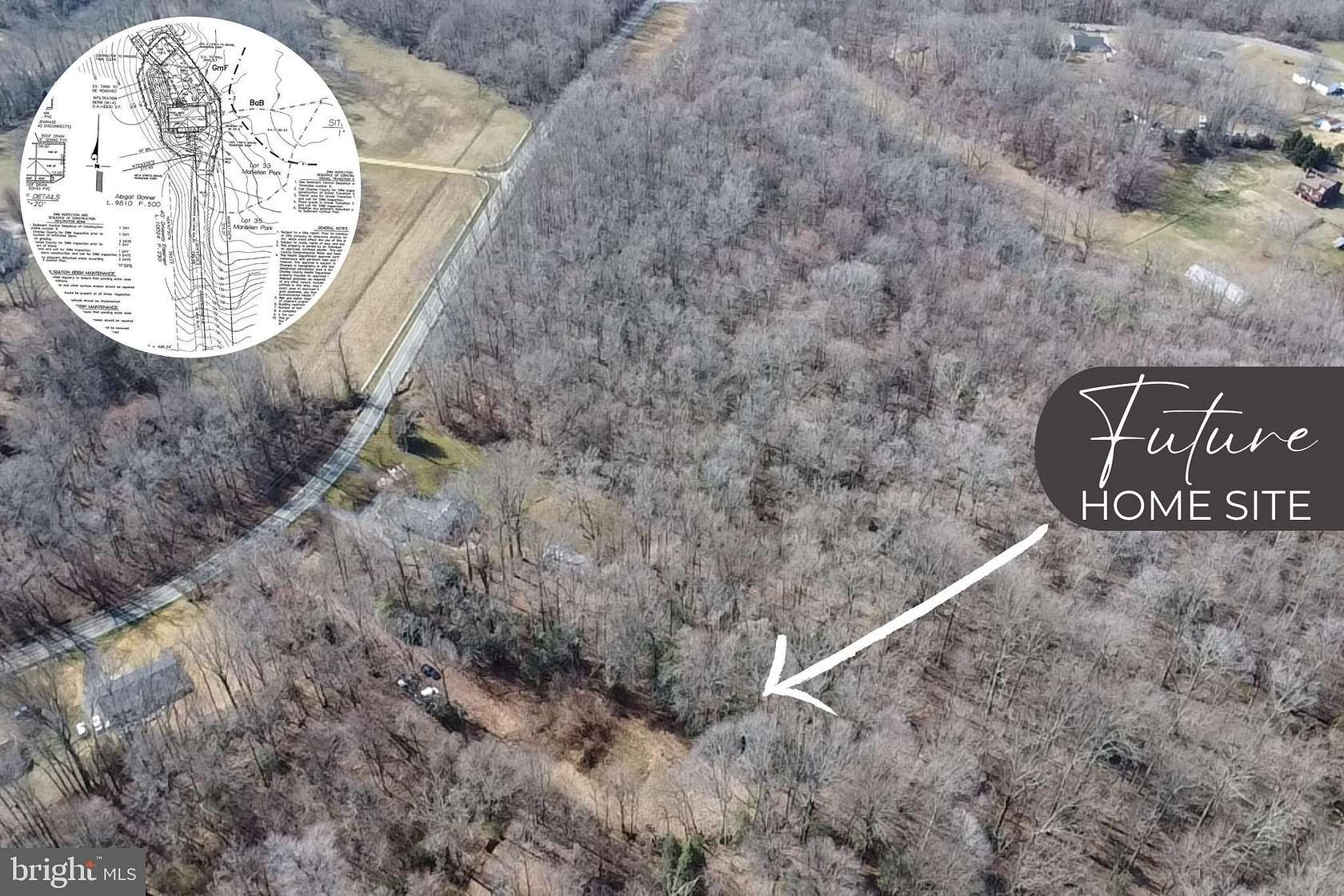 12.68 Acres of Recreational Land for Sale in La Plata, Maryland