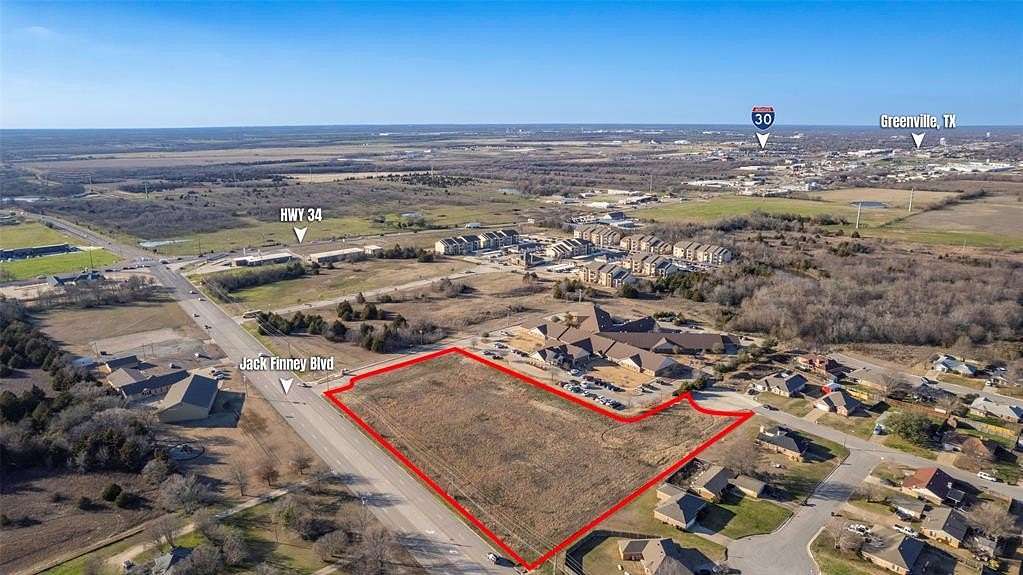 3.74 Acres of Commercial Land for Sale in Greenville, Texas