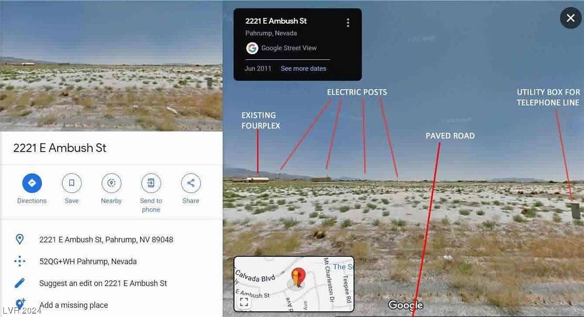 0.27 Acres of Land for Sale in Pahrump, Nevada