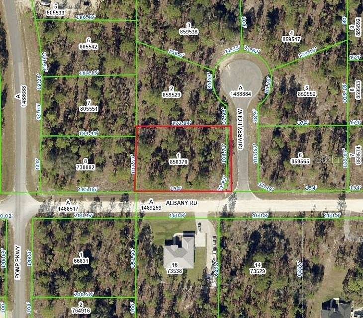 0.5 Acres of Residential Land for Sale in Weeki Wachee, Florida