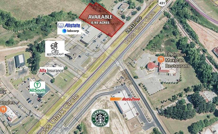 0.93 Acres of Commercial Land for Sale in Dothan, Alabama