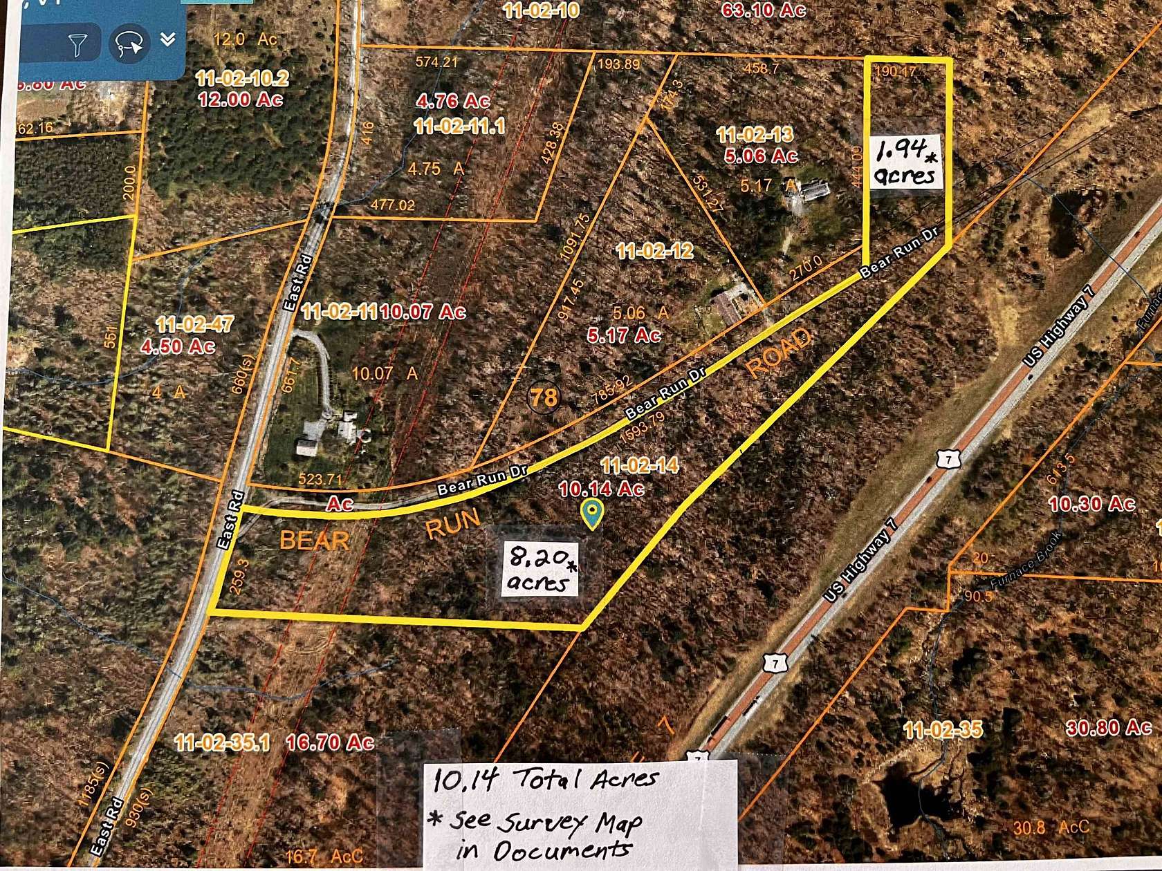 10.1 Acres of Land for Sale in Shaftsbury, Vermont