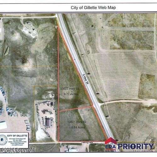 9.8 Acres of Commercial Land for Sale in Gillette, Wyoming