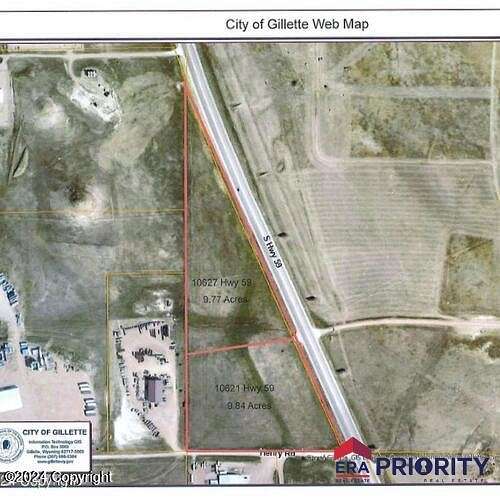 9.84 Acres of Commercial Land for Sale in Gillette, Wyoming