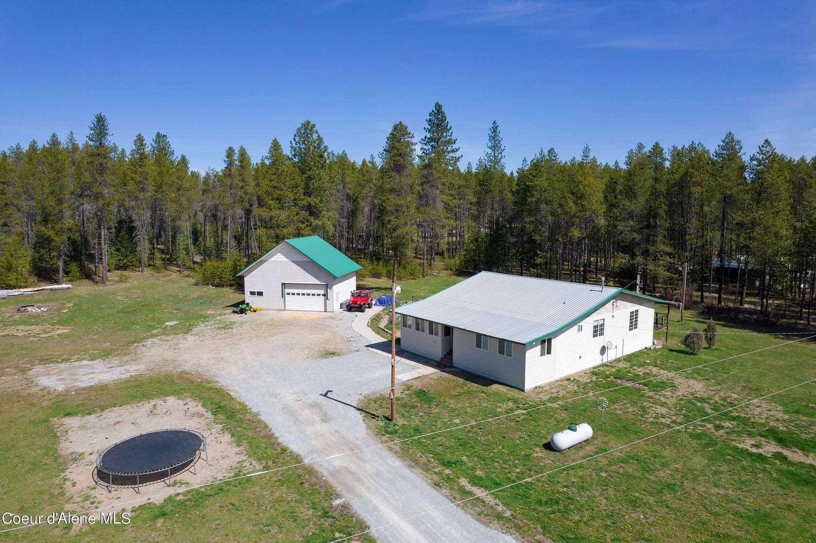 5 Acres of Residential Land with Home for Sale in Oldtown, Idaho