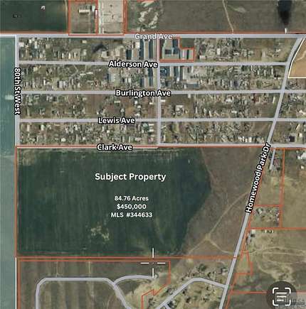 84.8 Acres of Agricultural Land for Sale in Billings, Montana