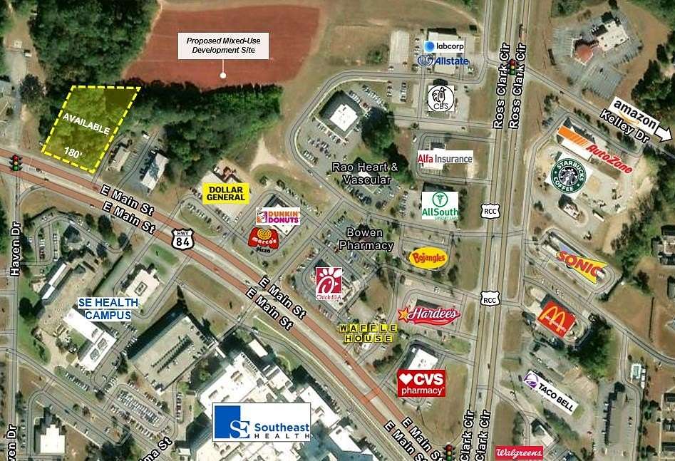 1.16 Acres of Commercial Land for Sale in Dothan, Alabama