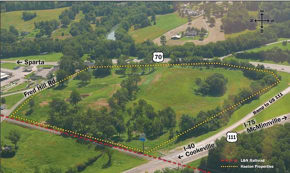 21 Acres of Commercial Land for Sale in Sparta, Tennessee