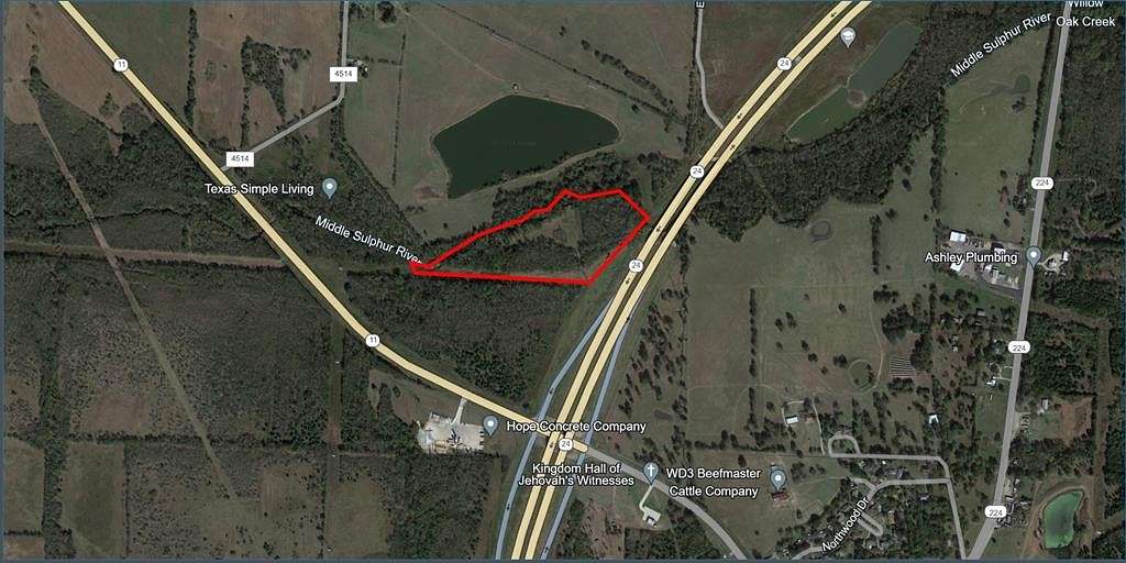 14.3 Acres of Land for Sale in Commerce, Texas