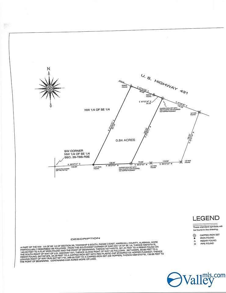 0.84 Acres of Land for Sale in Guntersville, Alabama