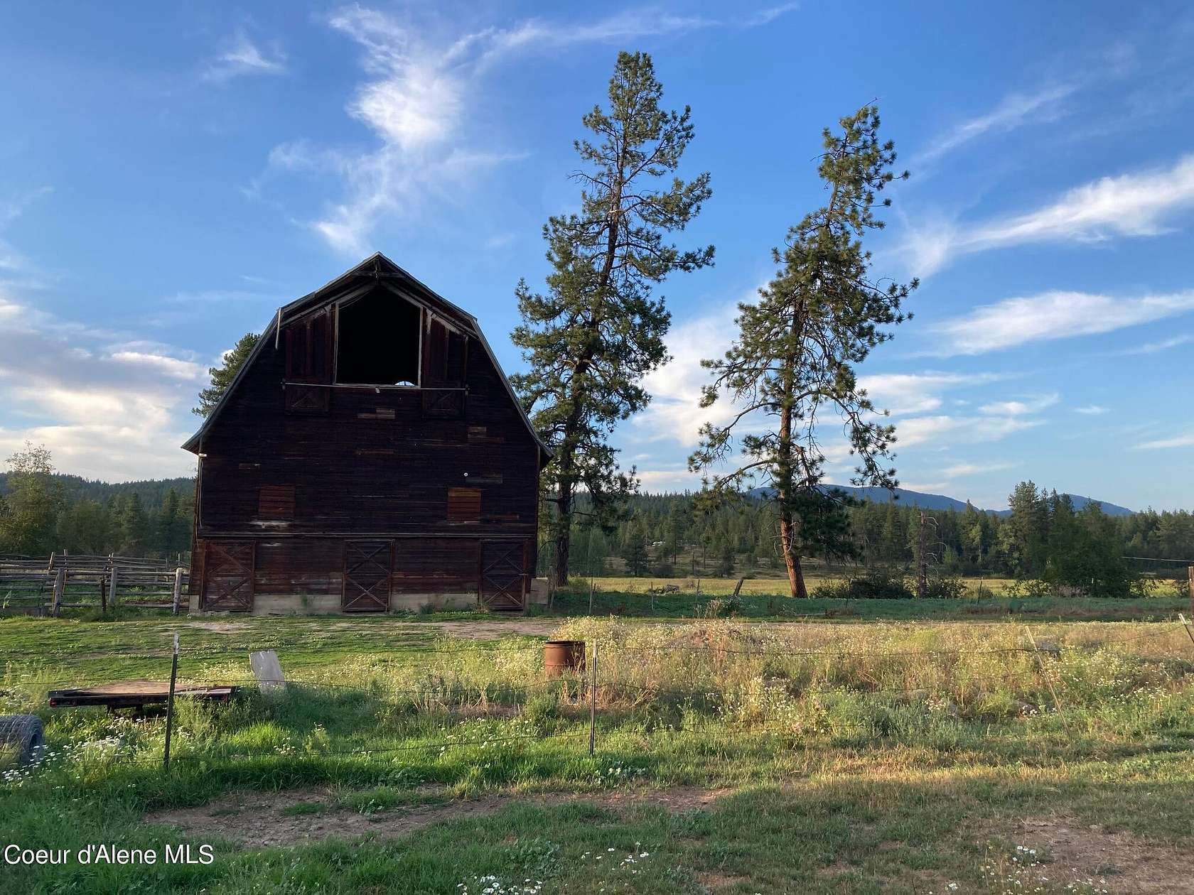 33.6 Acres of Land with Home for Sale in Athol, Idaho