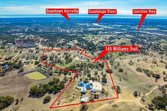 25.8 Acres of Recreational Land with Home for Sale in Kerrville, Texas