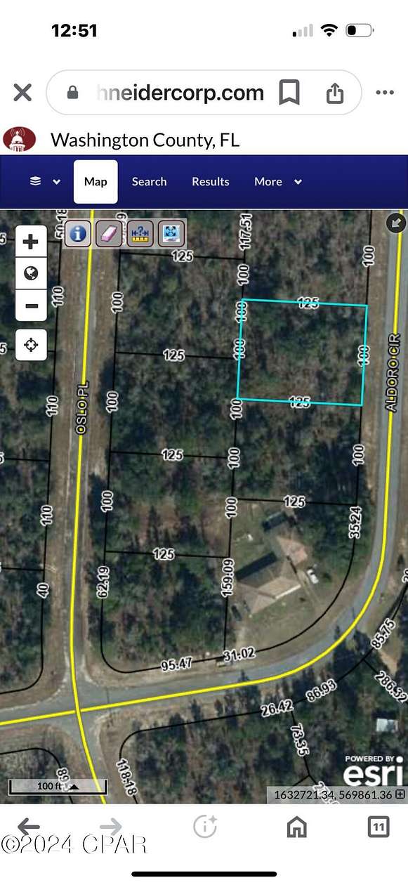 0.29 Acres of Residential Land for Sale in Chipley, Florida